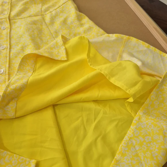 Draper James Sunny Yellow Floral Midi Dress - Picture 3 of 8